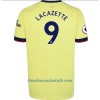 Camiseta de fútbol Arsenal Alexandre Lacazette 9 Segunda Equipación 2021/22 - Hombre